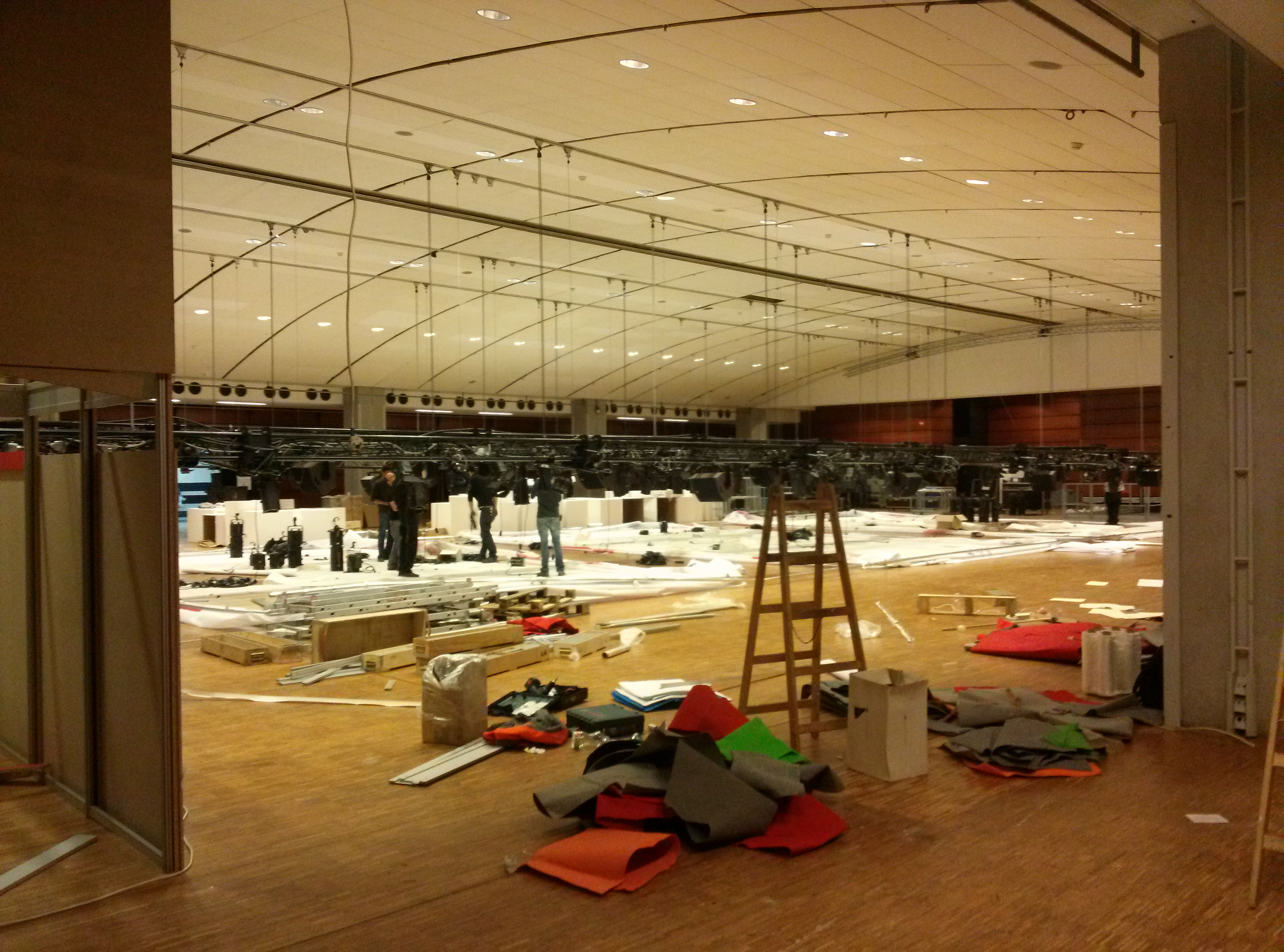 On-site construction — 3 days, 6,000 sqm build